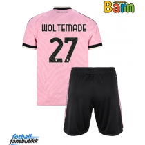Juventus Nick Woltemade #27 Bortedraktsett Barn 2026-27 Kortermet (+ Korte bukser)